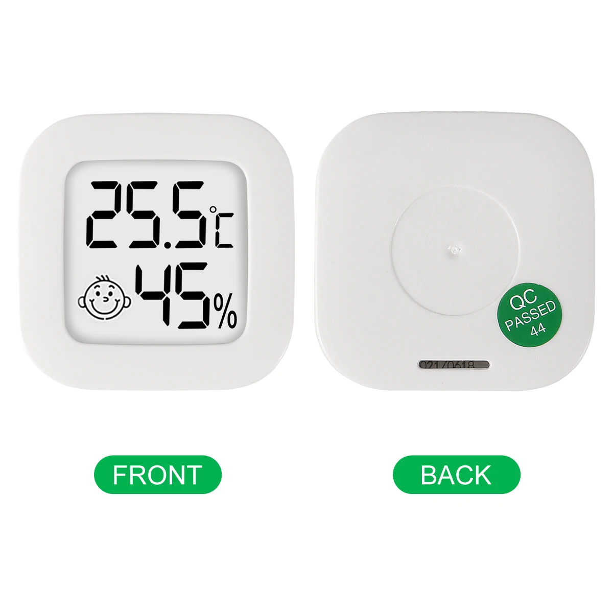 Termómetro Digital de 4 piezas, higrómetro para interiores, Monitor electrónico LCD de temperatura, higrómetro para habitación de bebé al aire libre