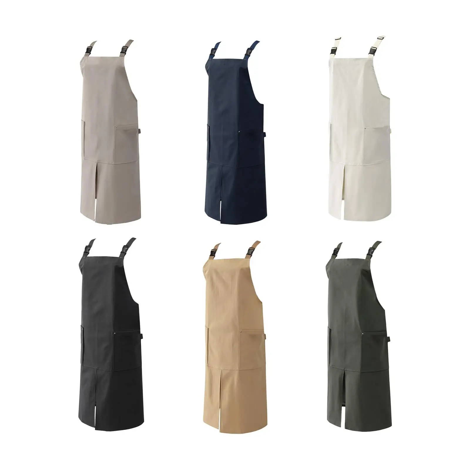 Bib Apron Coffee Restaurant Chef Work Apron Chef Apron Cooking Apron for DIY Ceramic Sculpture Barber Grilling Artists Uniform