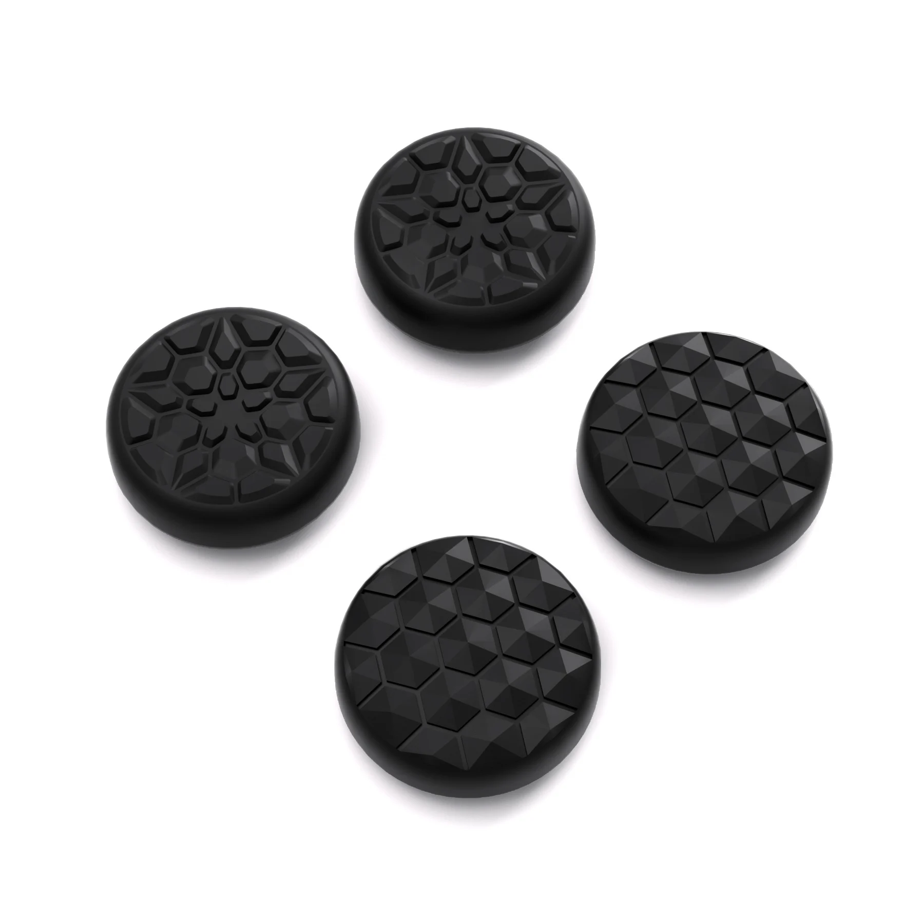 

PlayVital Thumb Grip Caps for Steam Deck LCD & OLED, Thumbsticks Grips for PS Portal Remote Player - Diamond Grain & Crack Bomb