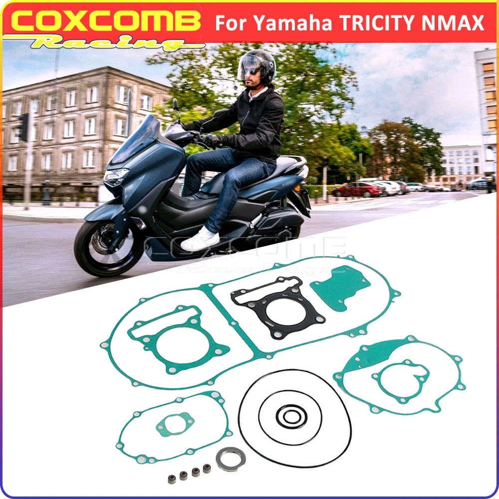 

Motorcycle Engine Cylinder Overhaul Head Cover Gasket Repair Pad For Yamaha Tricity 155 150 ABS MW150A NMAX 150 ABS NMAX 150 155