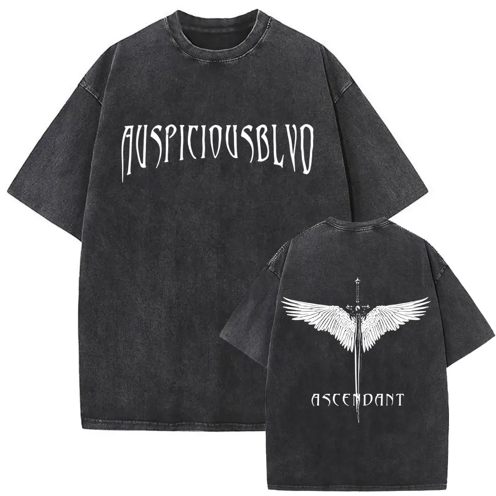 Christian Religious Jesus Forgive Them Father Vintage Washed T-shirt  Men Women Gothic Rock Oversized T Shirts Tops Streetwear