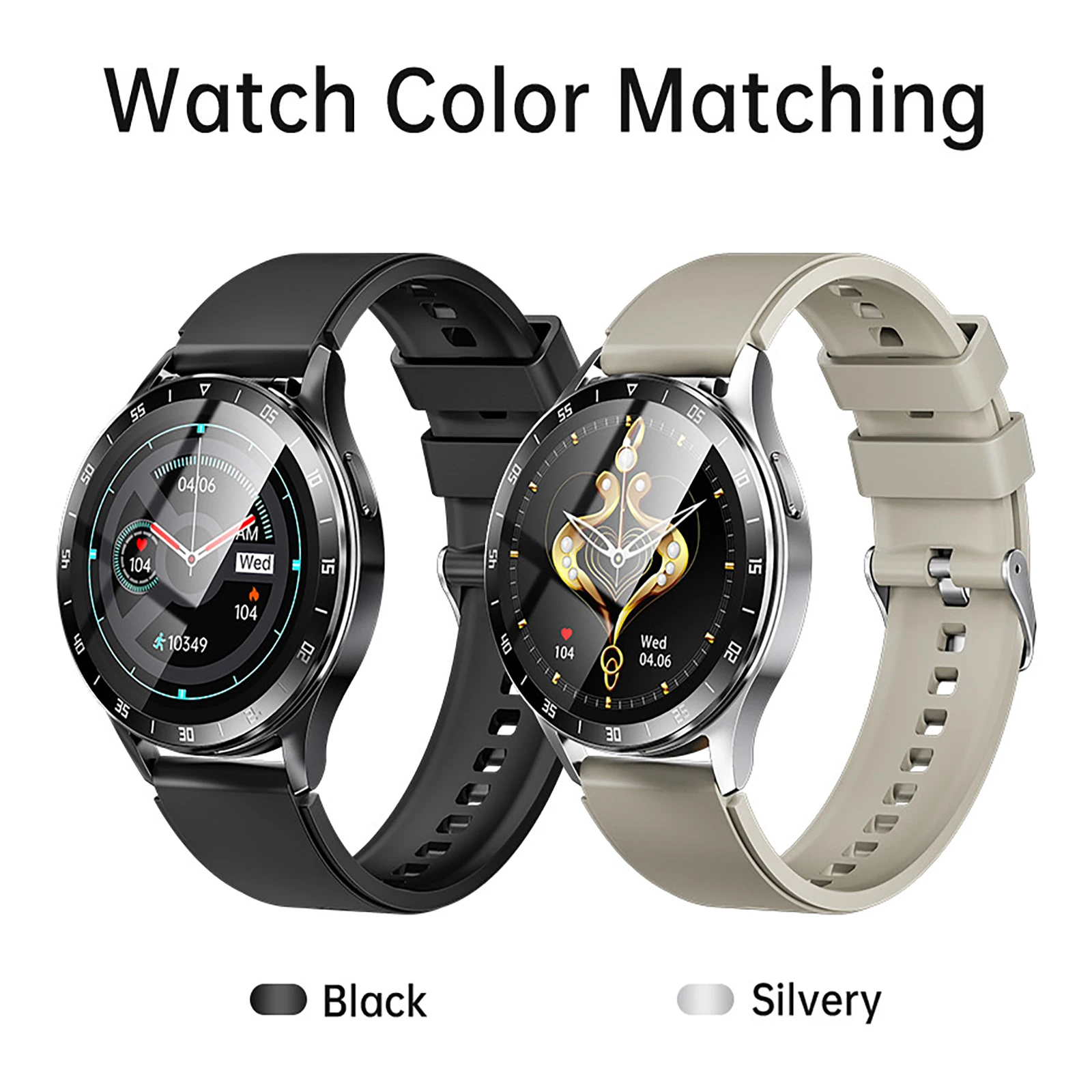 

2 IN 1 Smart Watch Earbuds Watch with call iOS & Android with Bluetooth earphone can monitor blood pressure sleep and heart rate