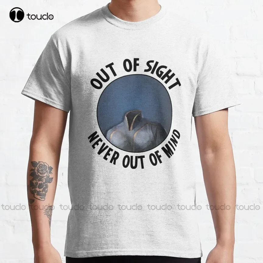 Out Of Sight Never Out Of Mind - Rip Translucent - The Boys Classic T-Shirt White Cotton Tshirt Make Your Design Xs-5Xl Unisex