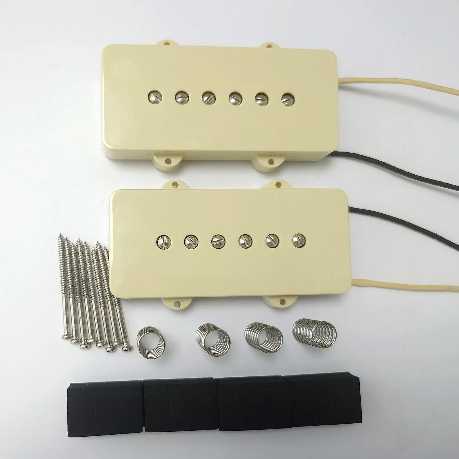 

Alnico 5 Vintage Single Coil Pickups Set for Jazz M-aster Electric Guitar - Replacement Accessories