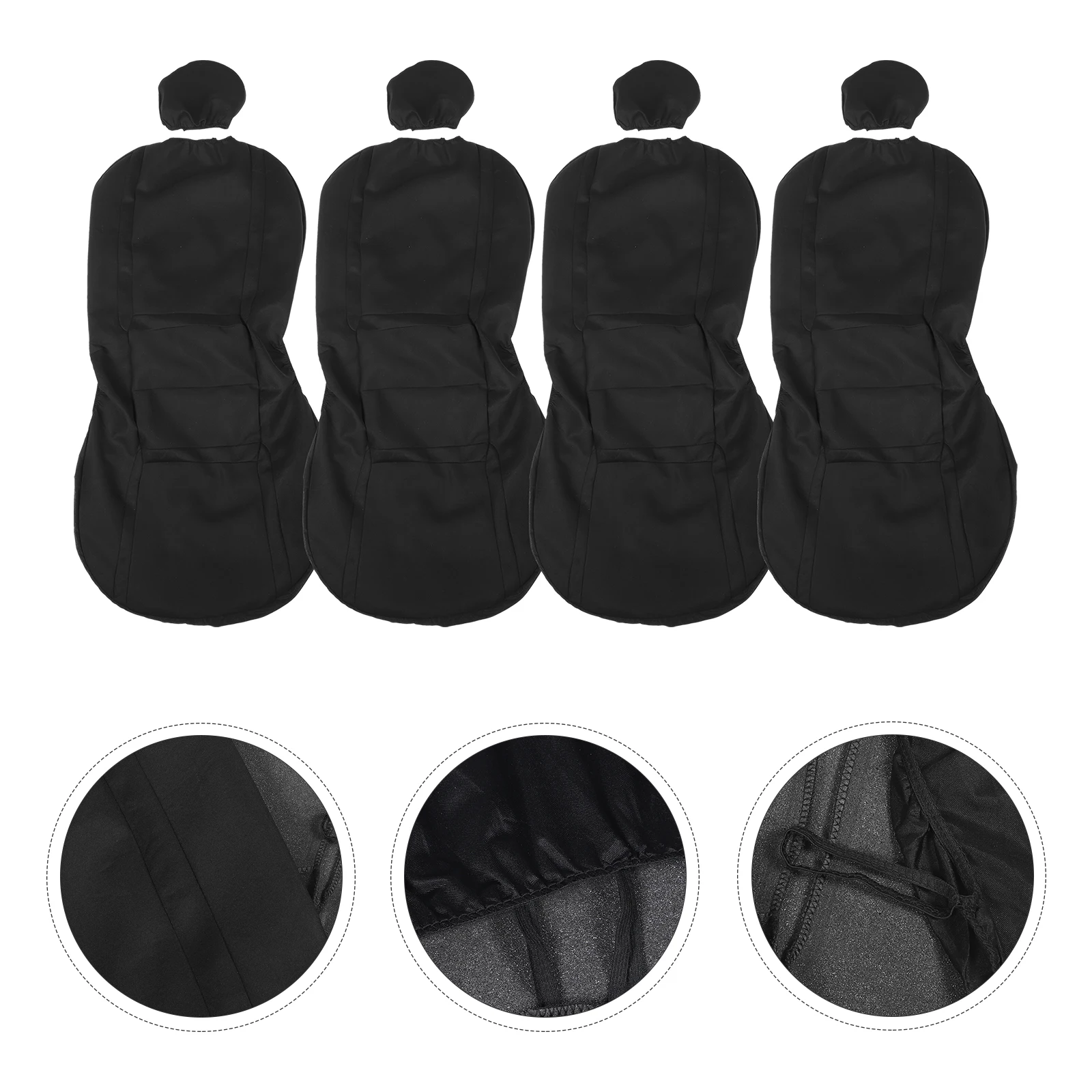 

4 Pcs Car Seat Cover Driver Protector Mat Automobile Accessories Universal Automotive Covers in Protection Pad for Cars