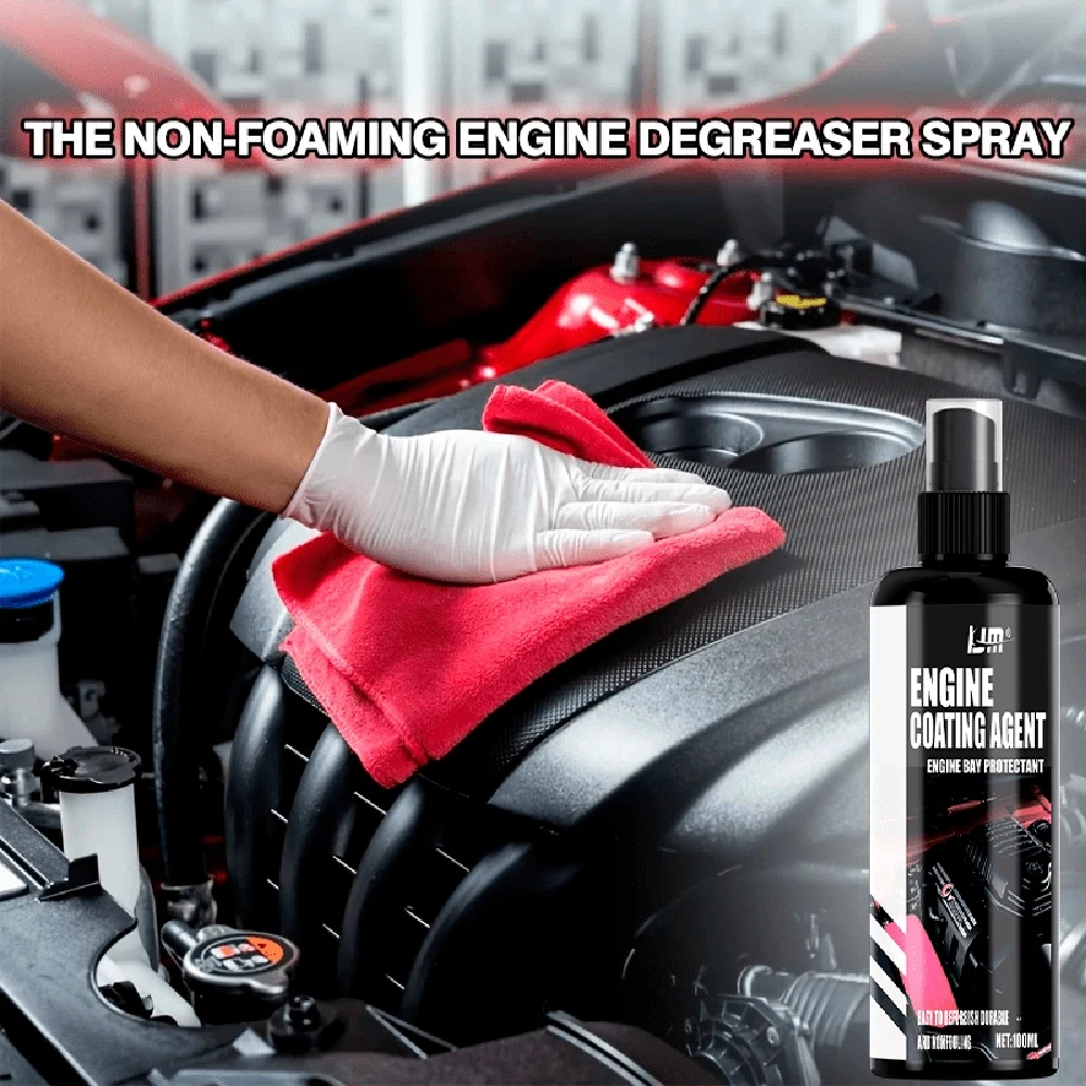 [High-Gloss Engine Revitalizer] High-Gloss, Durable Engine Bay Revitalizer | Long-Lasting Plastic Care Coating, Engine Protector
