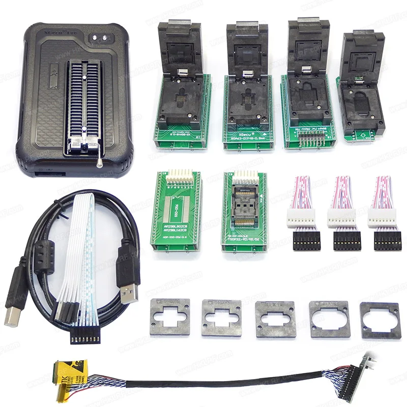 XGecu T56 Bios Universal USB Programmer IC Chip Extractor with 6 Adapters and EDID code