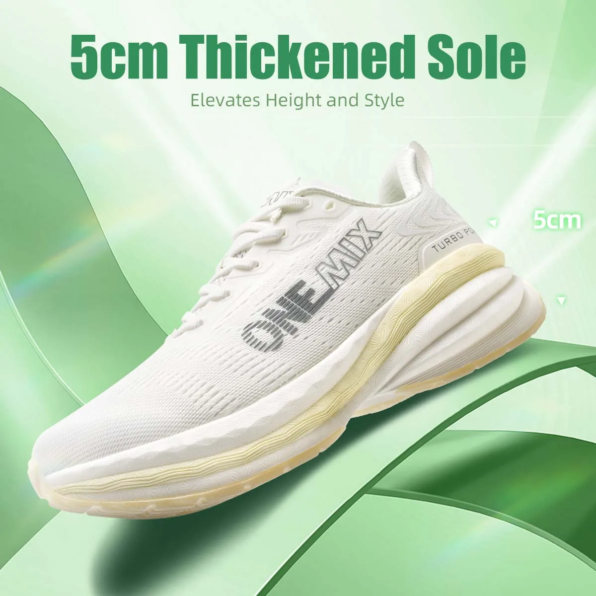 ONEMIX 2026 New Cushion Sneakers Running Shoes for Men mesh Breathable Walking Training Fitness Jogging Shoes Women Jump rope