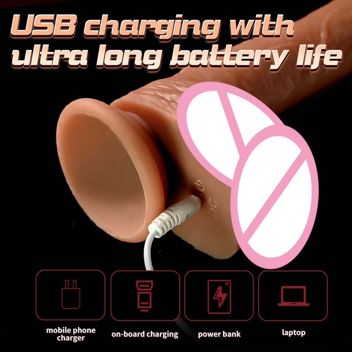 Female Realistic Dildo Soft Silicone Heating Masturbation Vibrator G-spot Vagina Anal Massager Big Dick Sex Toys For Women 18+ - Image 5