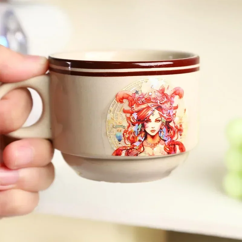 1Roll 2M Tape PET constellation goddess record series Decoration light handbook material loop paste Diary Scrapbook 50mm*2M