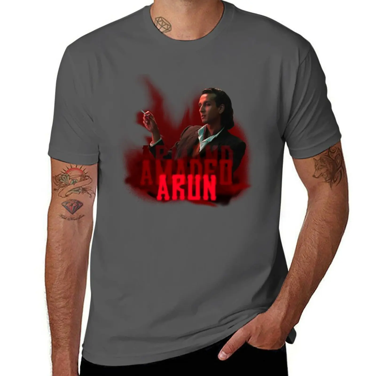 

iwtv || armand, amadeo, arun T-Shirt t shirt man casual anime tshirt t shirts for man graphic tees T-Shirt