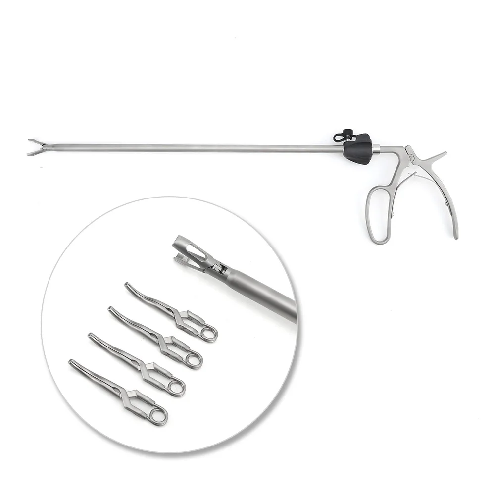 Bulldog Clips Intestinal Clips And Applier / Removal Forceps For Endoscope Surgical Artery Ligation