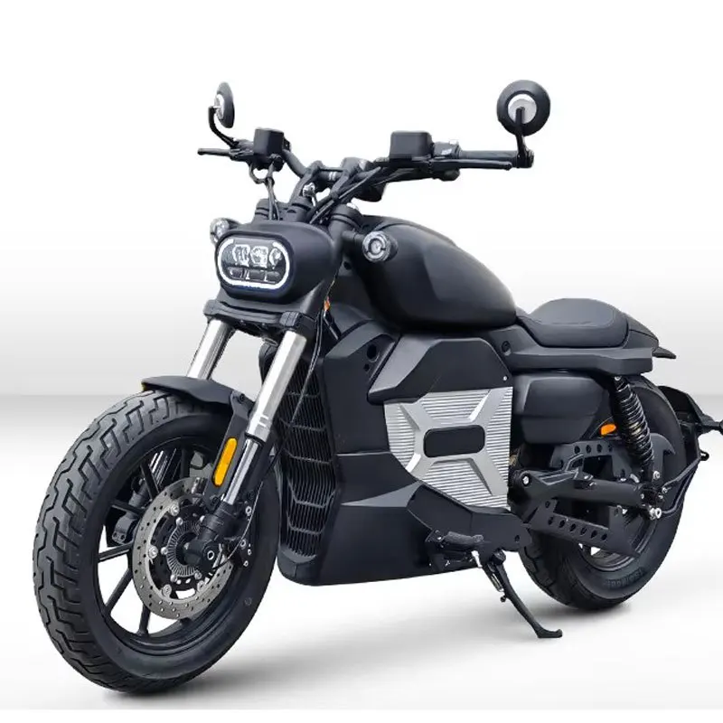5000W Lithium Battery Electric Motorcycle Two-Wheeled Scooter with 72V Power for Adults