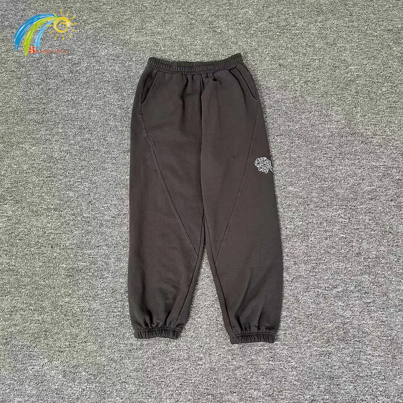 

Men Women Couple Casual Patchwork Splicing Pants Top Quality Cotton Letters Logo Embroidery Mertra Sweatpants Jogger Trousers