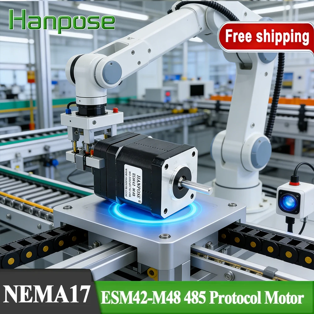 

HANPOSE Closed loop integrated Motor ESM42-M48 1.8A 52N.CM for 3D printer 485 communication protocol stepper motor