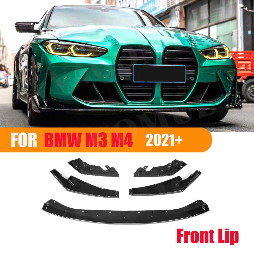 

VACOMUL Glossy Front Lip Front Bumper Guard For BMW G80 M3 G82 G83 M4 21+ Front Bumper Chin Protector Car Accessories