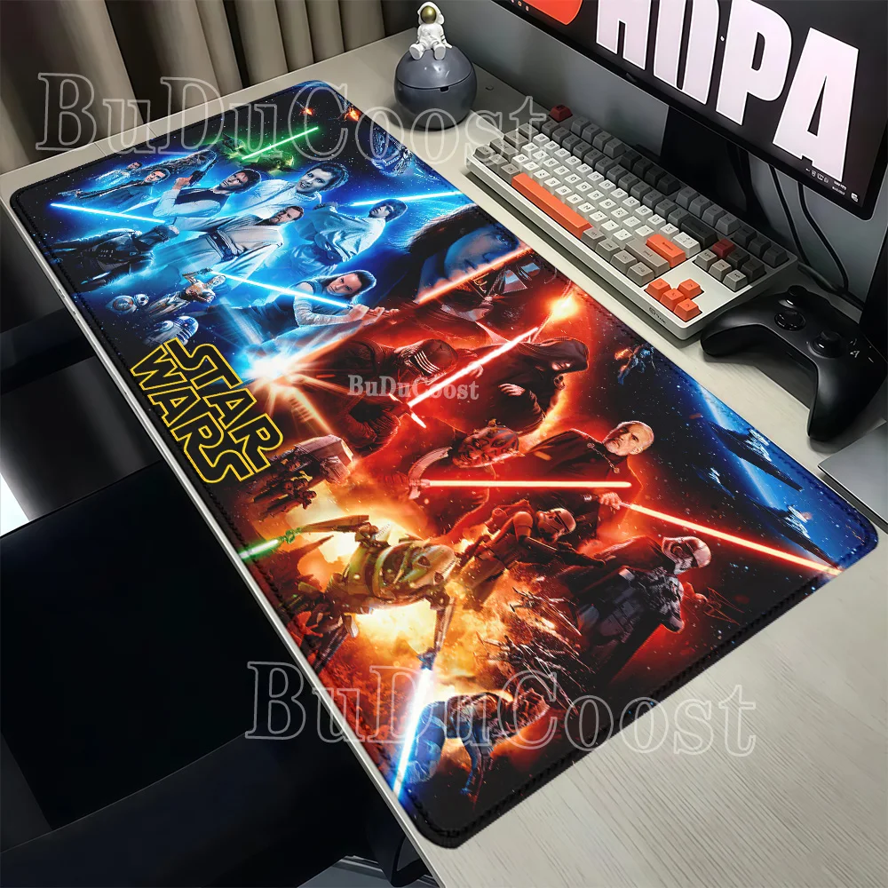 Mousepad Star Wars Rubber Non-slip base Mouse Pad Gaming Laptop Keyboard Carpet Office accessories overlock HD printing Desk Mat