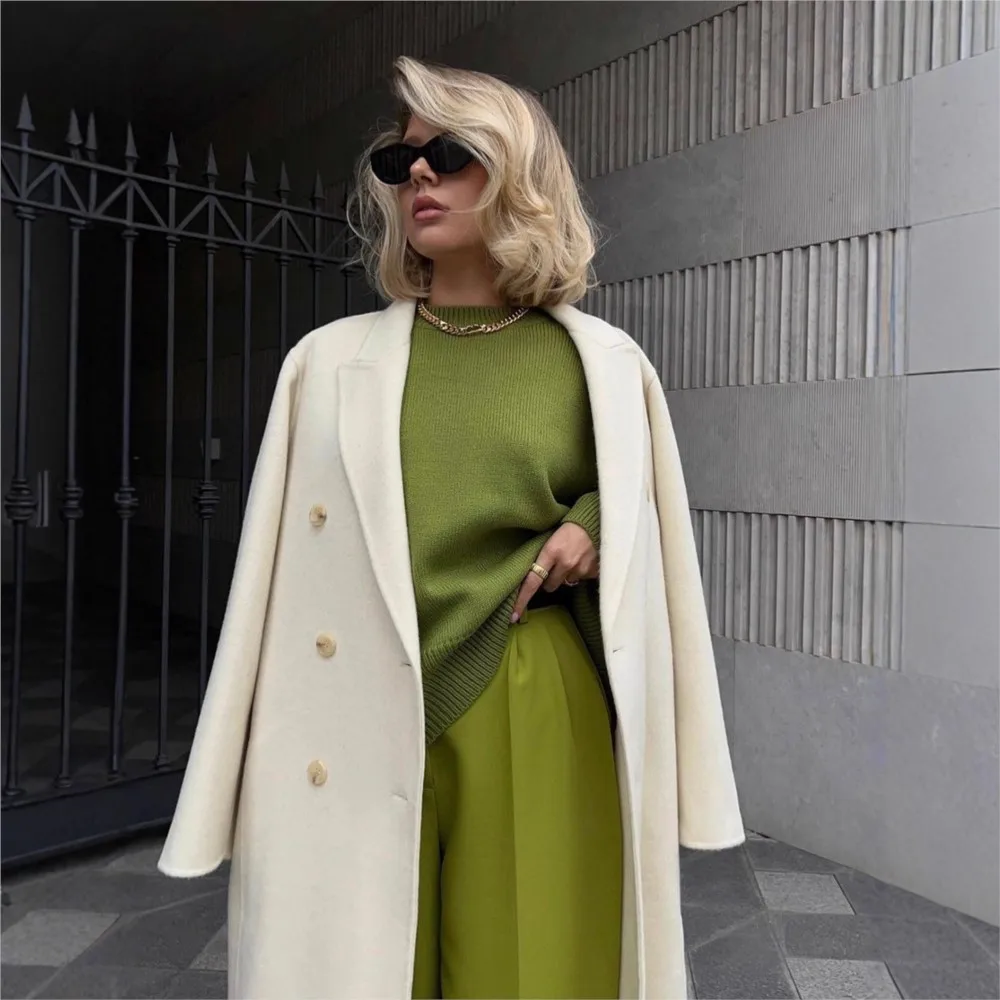 Mschuh Office Women's Jumper All-match Loose Simple Style Sweater Comfortable Pulls Femmes Fashionable Bottoming Shirt Commuting