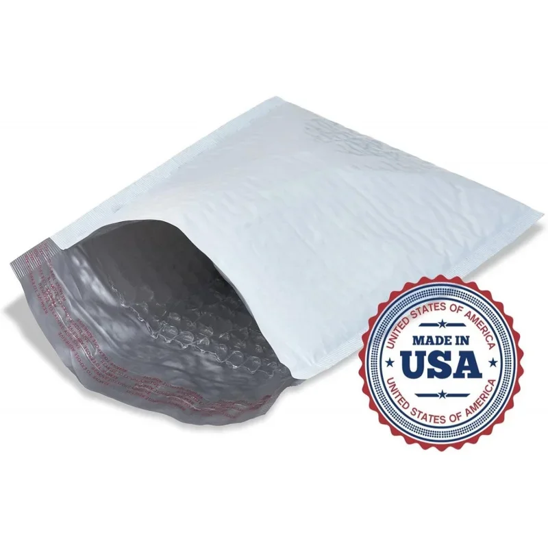 Poly Bubble Mailers #2 8.5X12 100, #0 6X10 100, #000 4X8 100 Padded Envelope Mailer Waterproof Variety