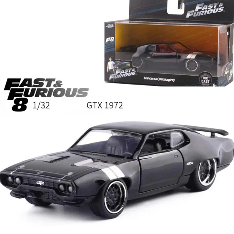 1:32 Scale Metal Alloy Dodges Charger Subaru Plymouth Fast  8 Car Model Pull Back  Diecast Vehicles Toys Children