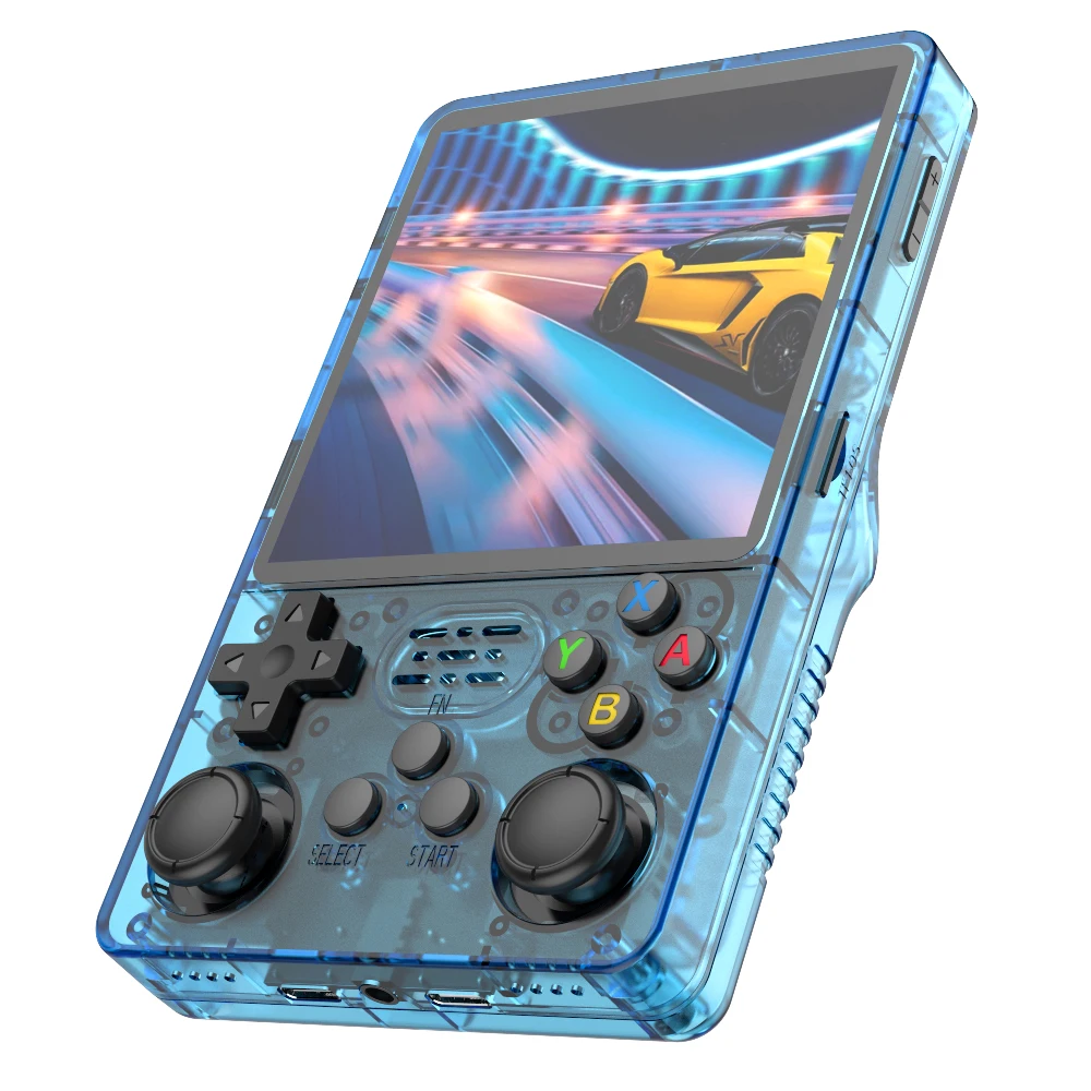 BOYHOM Großbildschirm Linux OS Retro-Spielkonsole R3 6S Plus 4,0-Zoll-IPS-Bildschirm WLAN für Tragbaren Video-Player