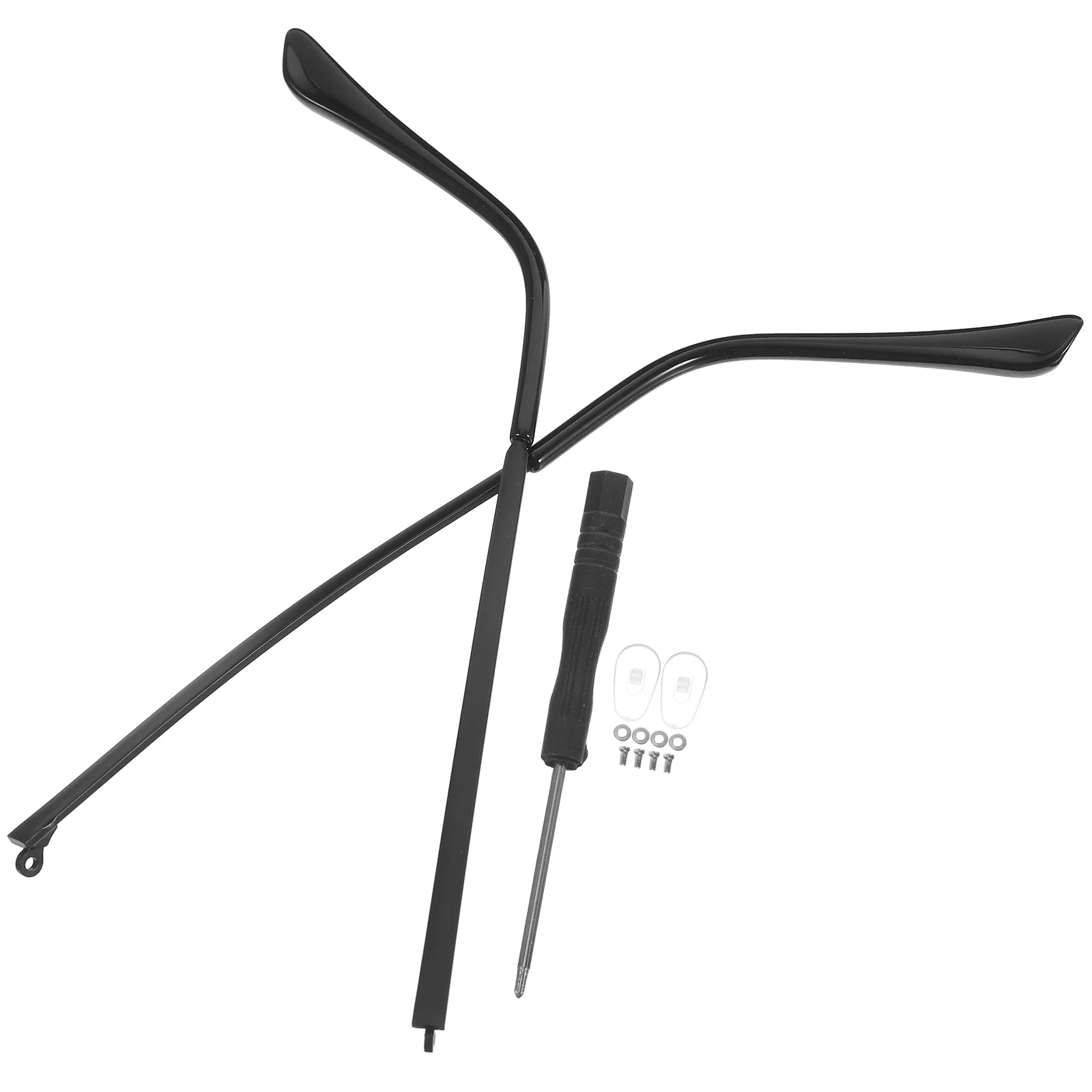 Bras Glasses Accessories Eyeglasses Arms Metal Legs Replacement Parts Frame Temple Black Office