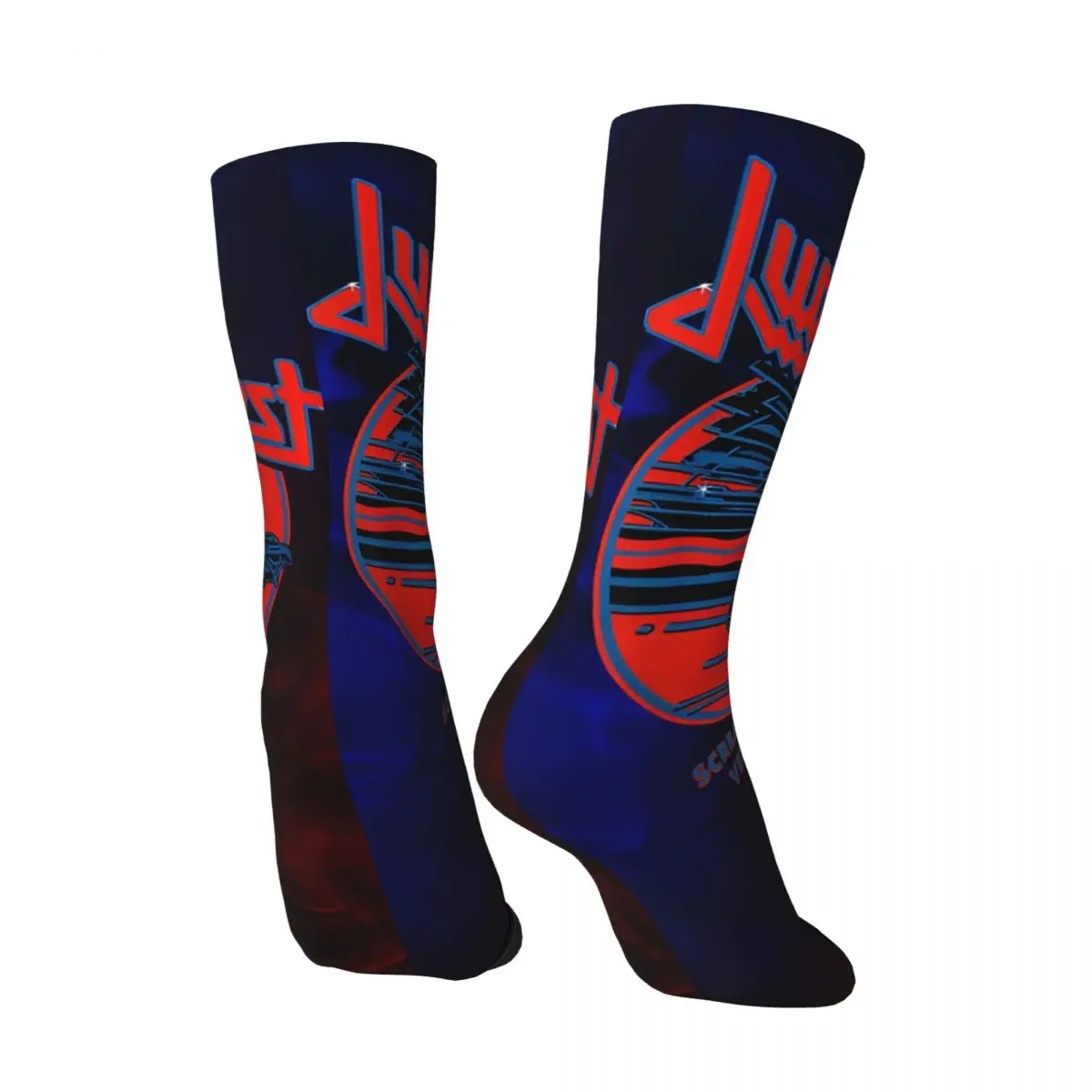 Blue Eagle Men's Socks Vintage Harajuku Judas Priest Street Style Novelty Casual Crew Sock