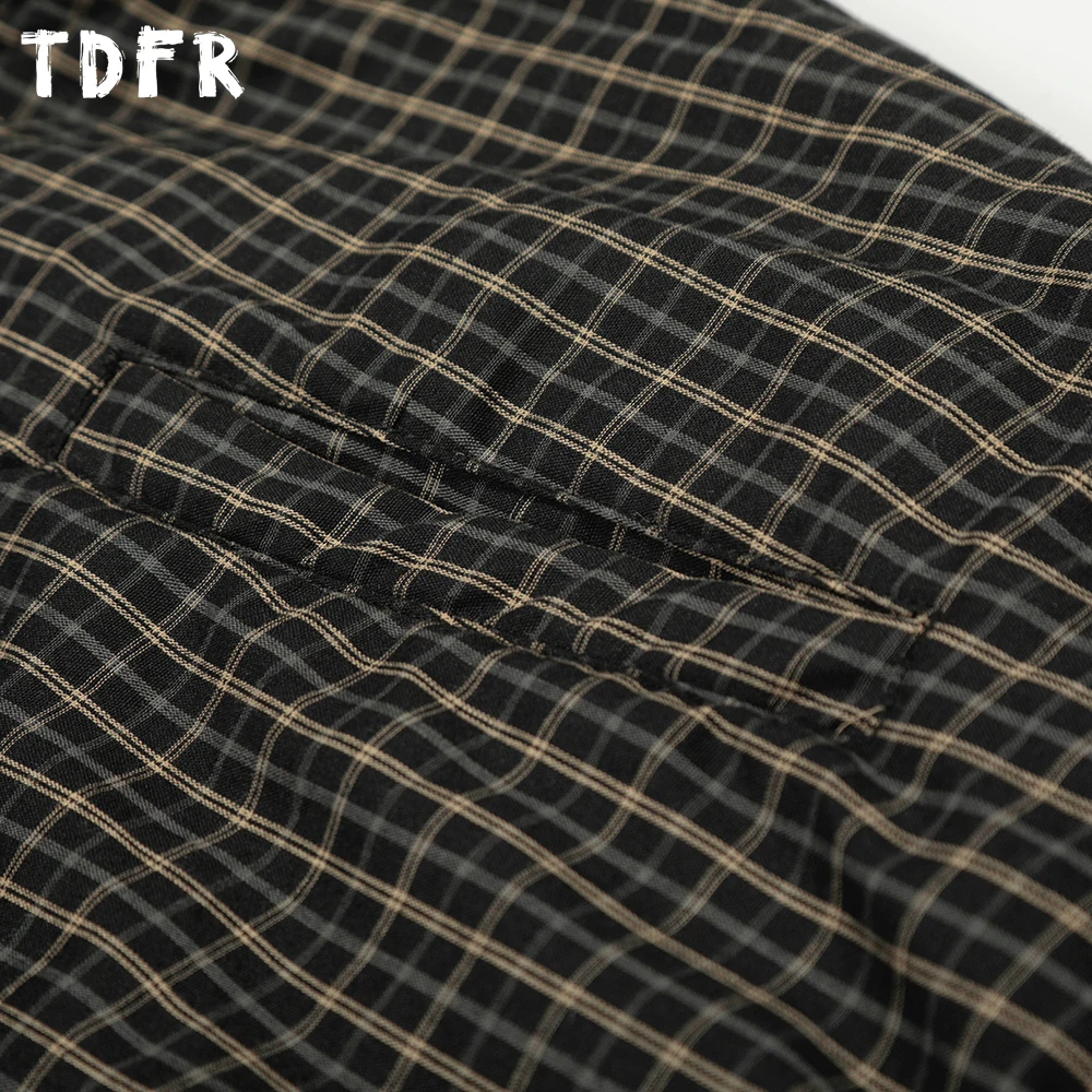 سترة منقوشة على الوجهين للرجال مطرزة بتصميم عتيق كاجوال بياقة واقفة وأكمام راجلان ملابس خارجية فضفاضة للرجال