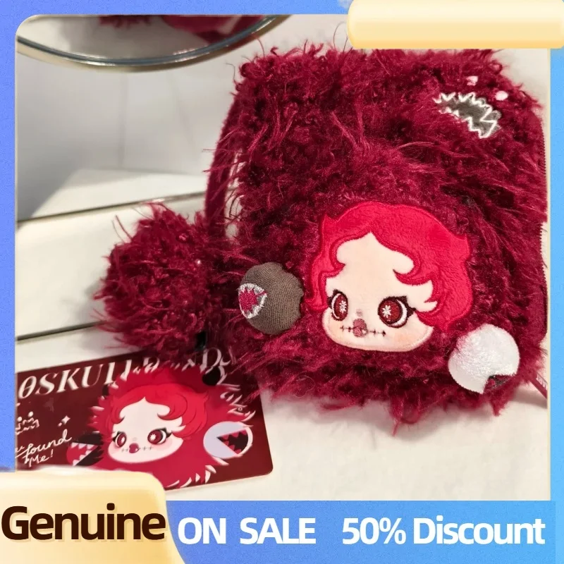 Genuine Popmart Skullpanda You Found Me! Series Plush Mini Bag Blind Box Phone Cute Storage Bag Trendy Toy Mystery Box Gift