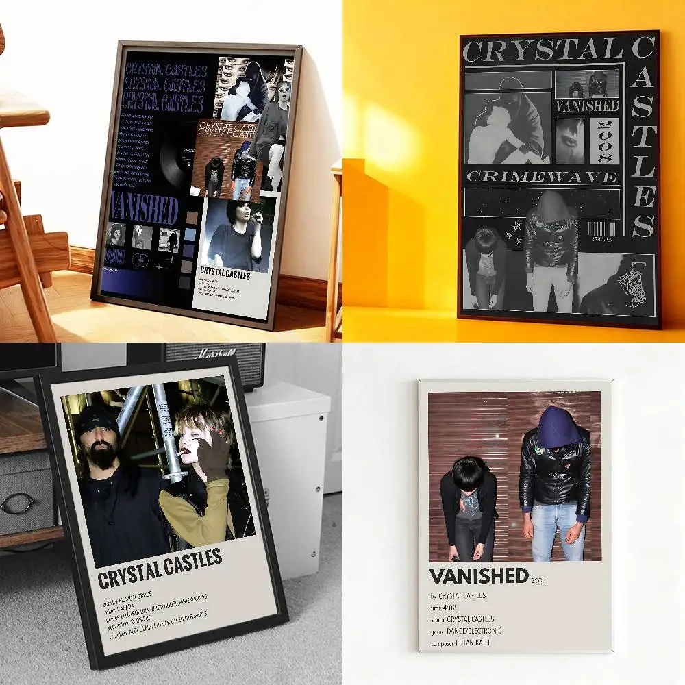 

Alice Glass C-Crystal C-Castles Poster Prints Wall Art Painting Picture Gift Living Room Bar Restaurant Dec Sticker Large