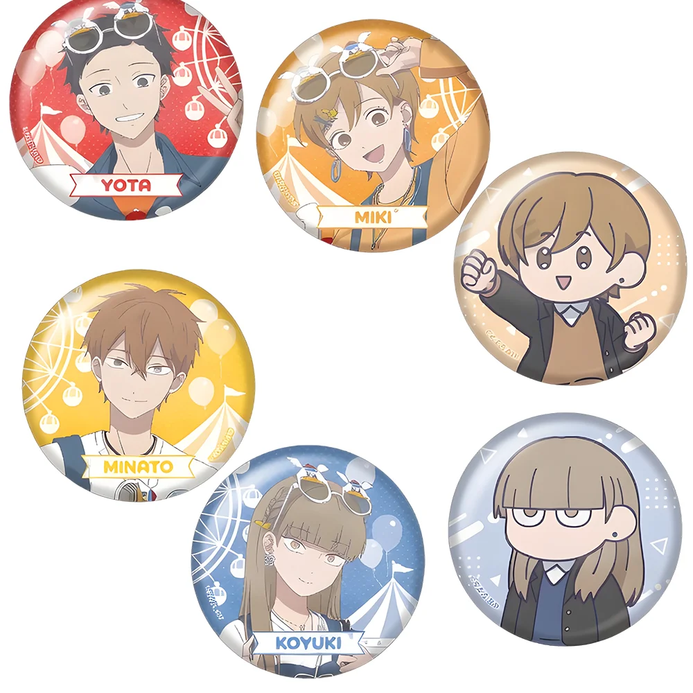 The Ramparts of Ice 58mm Badge Hikawa Koyuki&Minato Amamiya Brooch Backpack Decoration Holiday Gifts