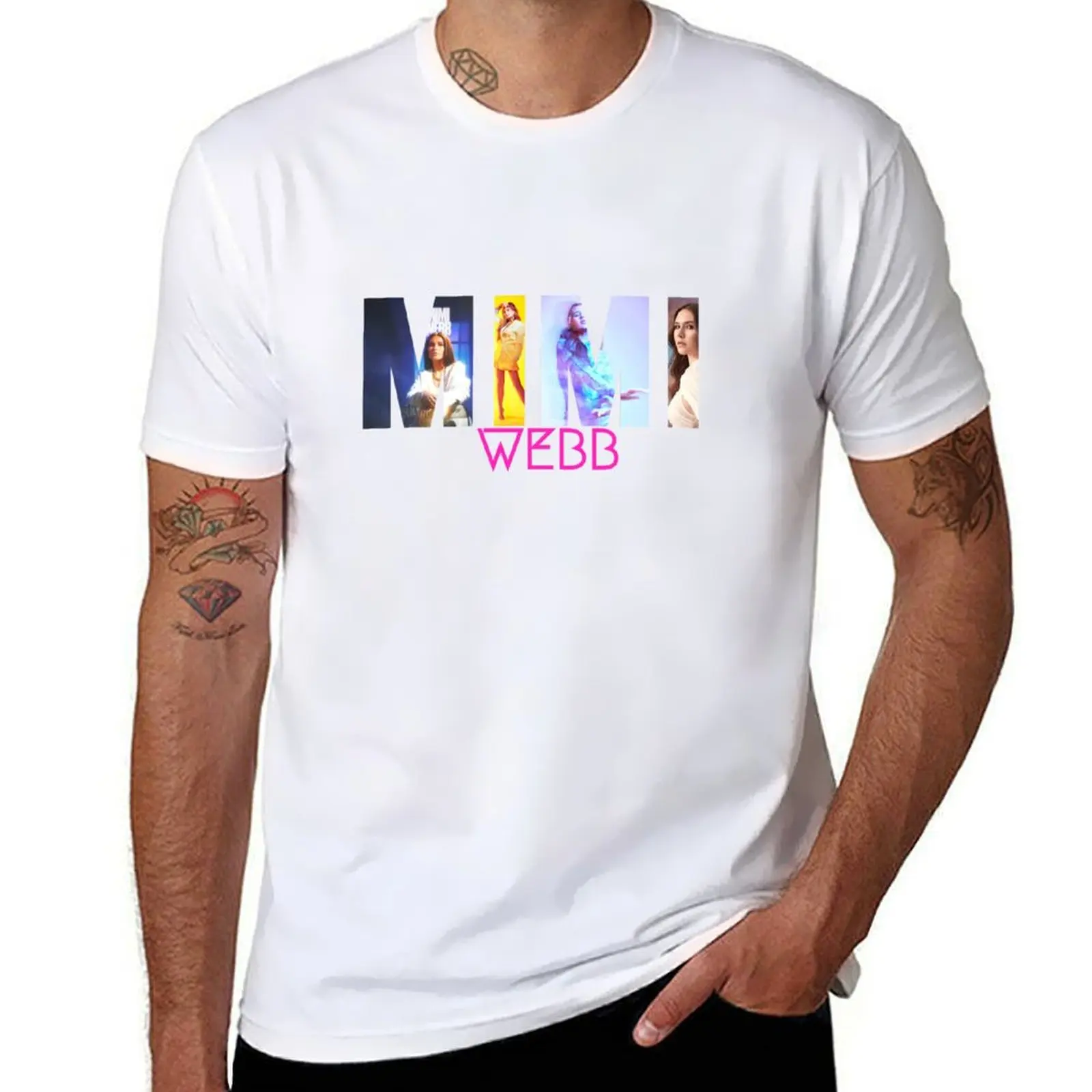 mimi webb t shirt sticker T-Shirt t shirts for man slim fit t shirts designer T-Shirt