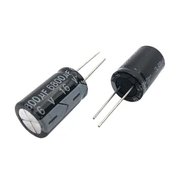 16V6800UF 16x25mm  Aluminum Electrolytic Capacitors 6800uf16v 16v 6800uf 6800mf 6800MFD 16v6800mf 6800mf16v 16v6800MFD