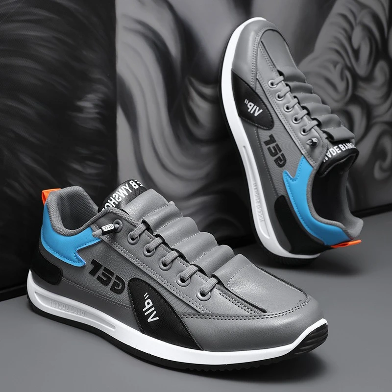 

Lace Up Sneakers Men New Fashion Casual Shoes Slip On Running Shoes Lightweight Athletic Footwear Versatile Trendy Sports Shoes