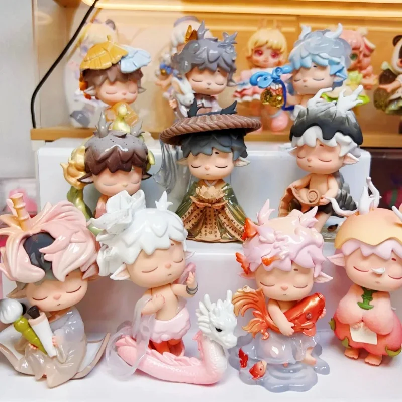 

Mimi the Poetry of Time Blind Box Figurines - Collectible Trendy Toys from Four Seasons Series Mystery Gift for Hobbyists