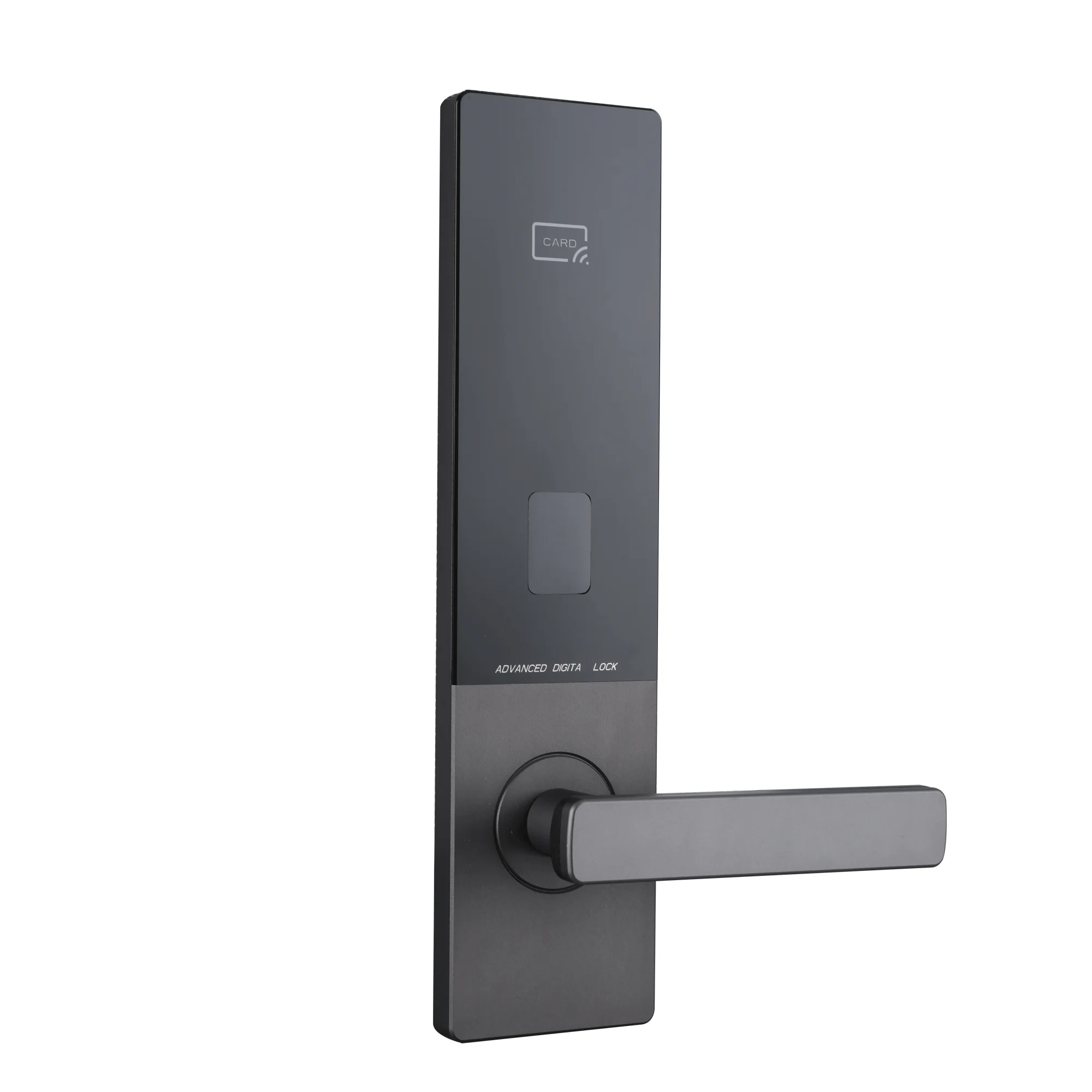 Safe RF card electronic keyless door lock, equipped with hotel front door management system software