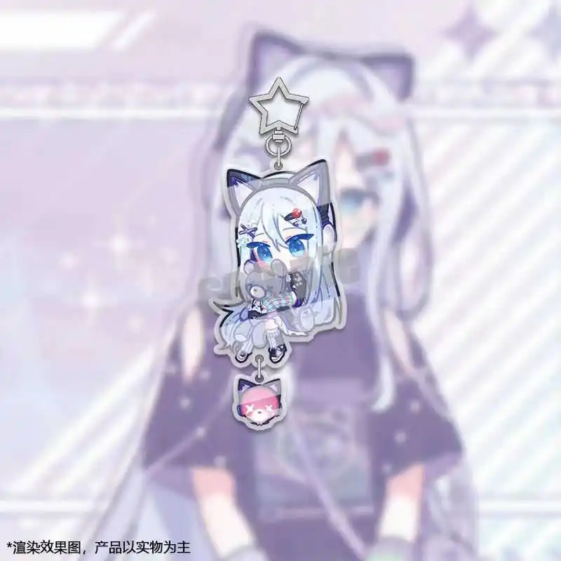 أنيمي سلسلة مفاتيح مصنوعة من الأكريليك على ظهره قلادة Yoisaki Kanade Asahina Mafuyu Akiyama Mizuki Shinonome Ena 25 Nightcord Project Sekai