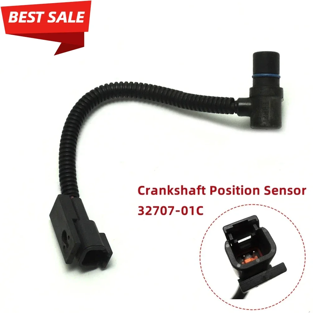 For Touring FLH Sportster XL Softail Dyna Motorcycle Engine Part Motorcycle Crank Crankshaft Position Sensor 32707-01C Replace