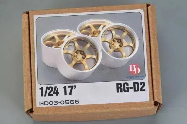 HobbyDesign 1:24 17 Inches RG-D2 Wheel Model HD03-0566 Modifying and Assembling Model Accessories