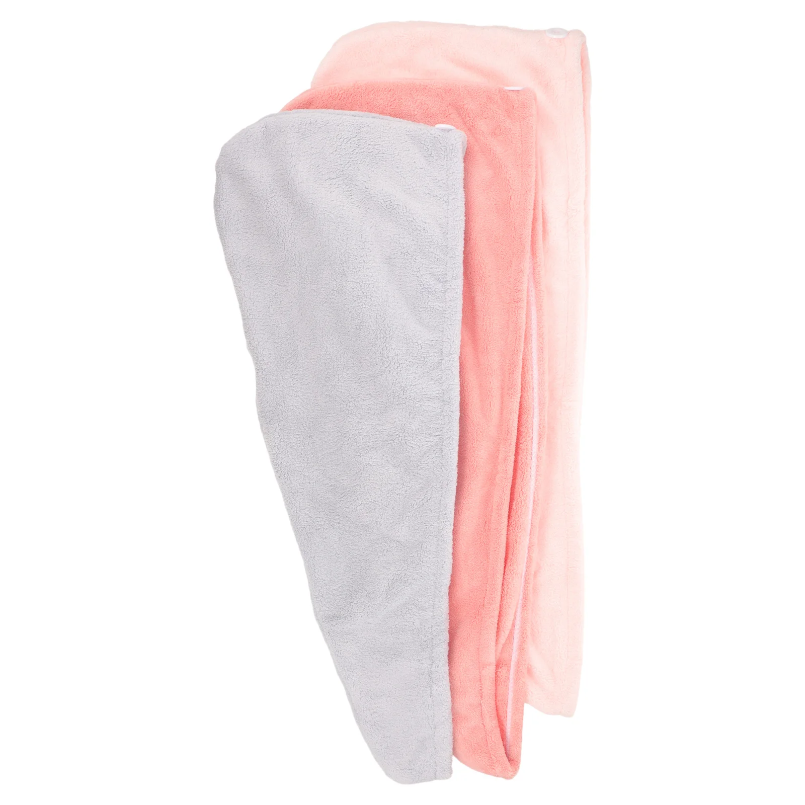 

3Pcs Hair Drying Cap Coral Fleece Soft Absorbent Shower Bath Towel for Home Women Hair Drying Cap