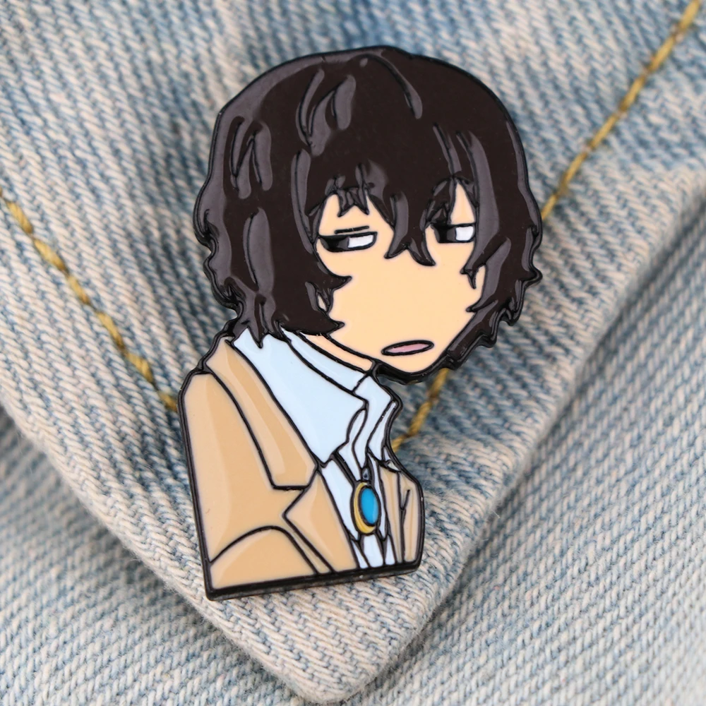 

Japanese Anime Enamel Pin Funny Boy Badge On Backpack Lapel Pins Dog Brooches for Jackets Cosplay Accessories Gift Toys