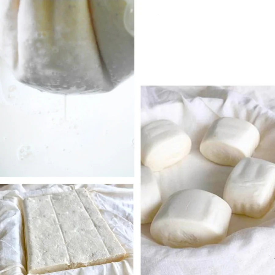 High Density Cotton Steamer Filter Cloth 2Pcs Soy Milk Yogurt Residue Separation Gauze Heat Insulation Kitchen Tool ﻿