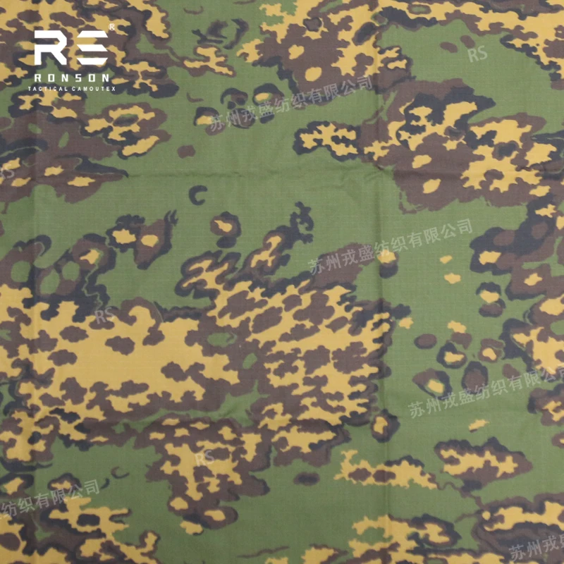 NC5050 Ripstop camouflage Russia SS-Leto printed tactical nylon cotton camouflage tactical fabric