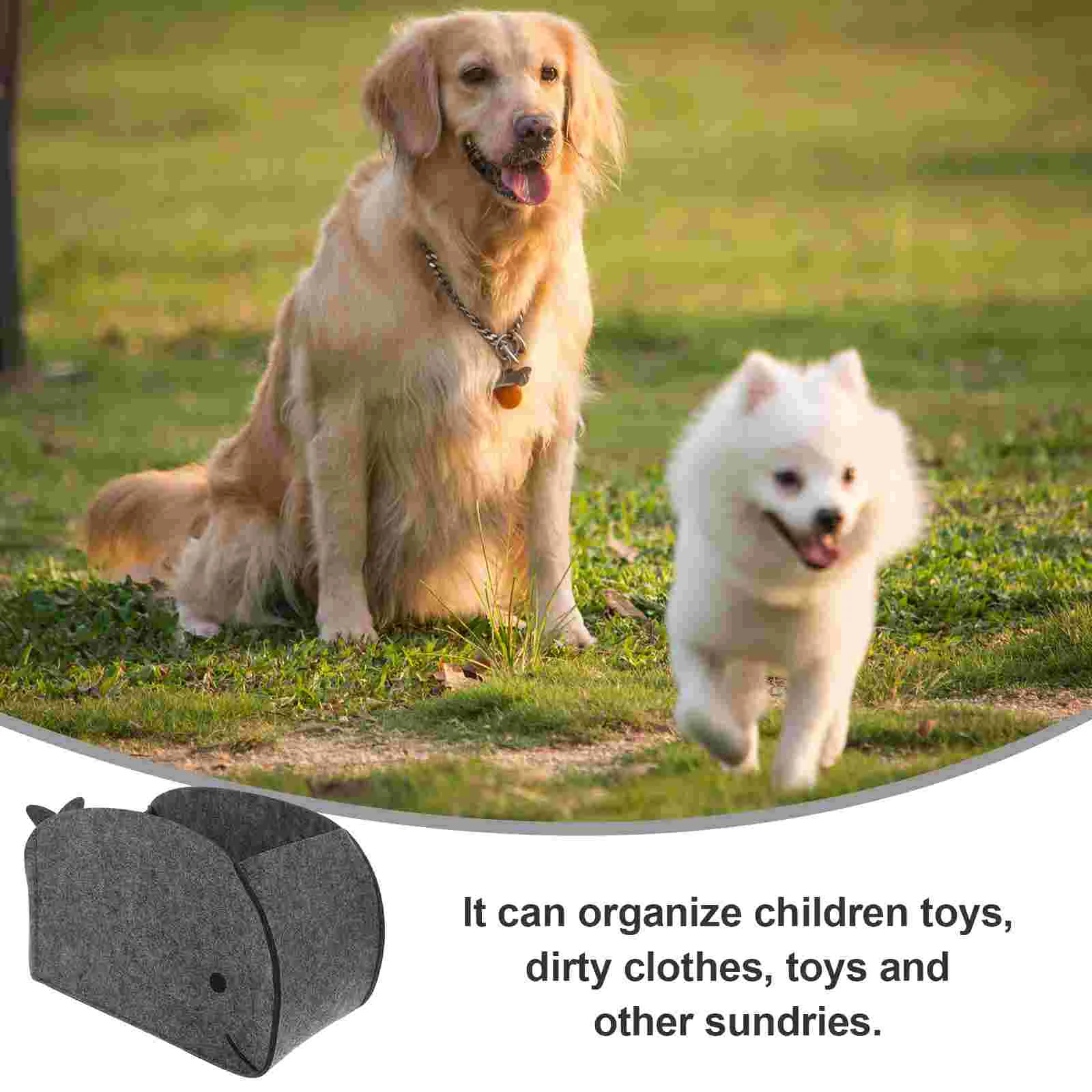 Toy Storage Box Snack Containers for Kids Animals Basket Cartoon Bin Home Foldable Bins