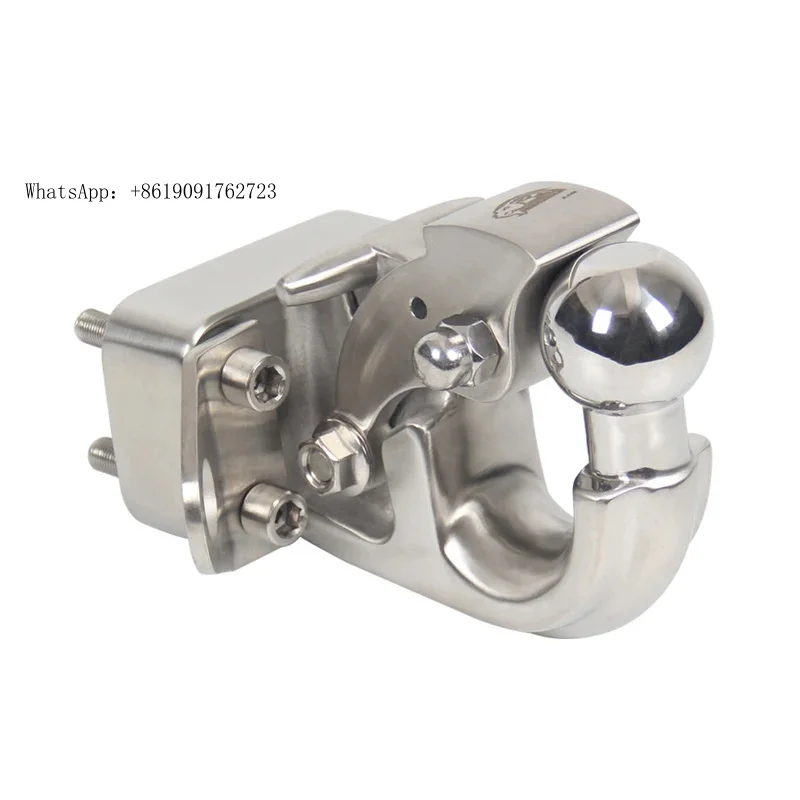 

ZAIQU Stainless Steel European Style Trailer Hitch With Integrated Trailer Ball Off-road Refit Parts Tow Hook Accessories