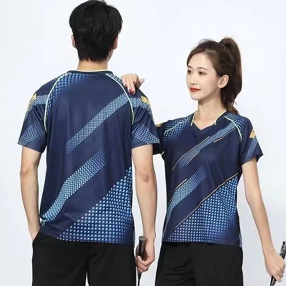 Tafeltennisshirt Voor Mannen Vrouwen Kinderen China Dragon Print Familie Zomer Badminton T-Shirt Snel Droog Ping Pong Tennisuniform Tops