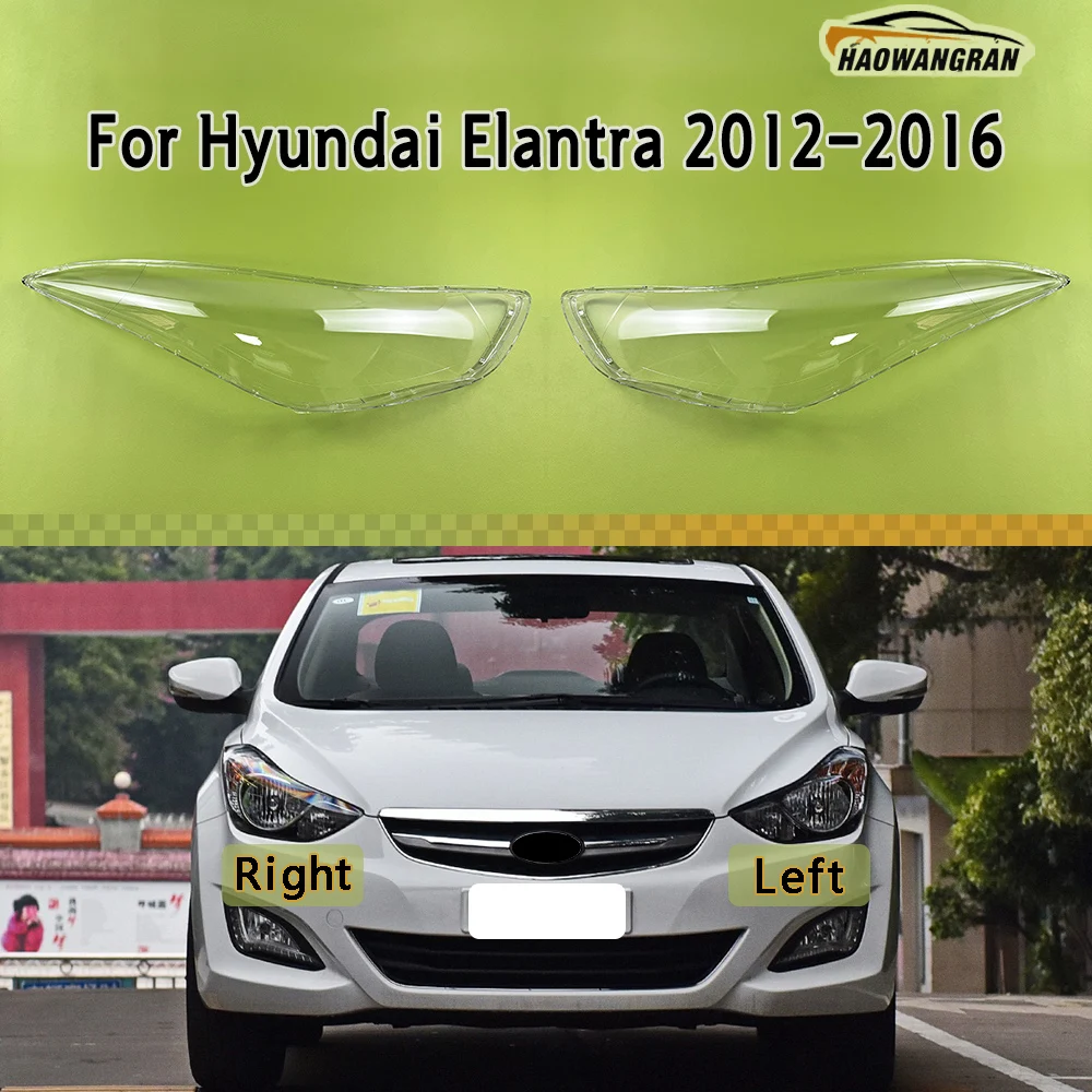 

Front Headlamp Cover Headlight Lens Shell Plexiglass Replace Original Lampshade For Hyundai Elantra 2012 2013 2014 2015 2016