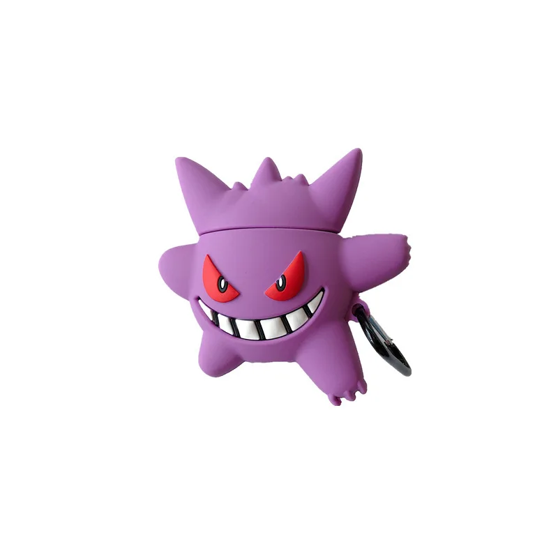 

For Airpods Case,Purple Gengar Shockproof Earphone Cover For Airpods Pro 2 Case/Airpods 1/2/3/4 Case Cover For Kids