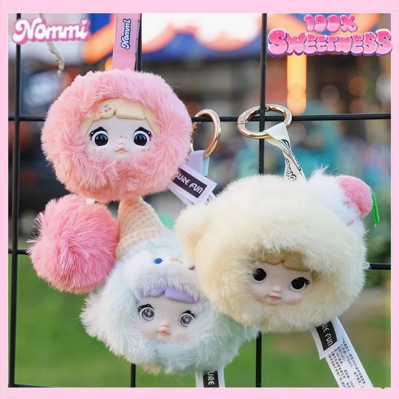 

New Genuine Nommi Sweetness 100% Series Blind Box Bag Pendant Doll Girls Mystery Vinyl Face Birthday Surprise Collection Gift