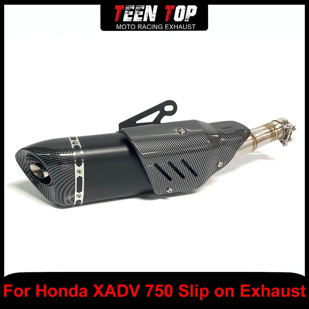 

Для Honda XADV 750, надеваемая выхлопная труба из нержавеющей стали, глушитель среднего звена мотоцикла X-adv 750, полные выхлопные системы